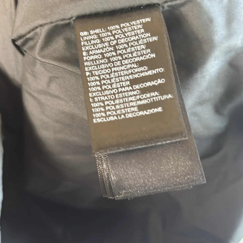 The North Face Men's Bombay Dark Grey Zip Lightweight Puffer Vest Sz S